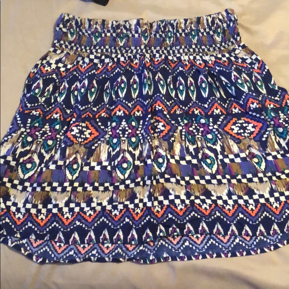 Aztec Print Skirt